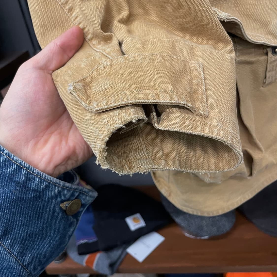 90s 팀버랜드 웨더기어 퀼팅 내피 초어 워크 자켓 / 워크 웨어 상품이미지9