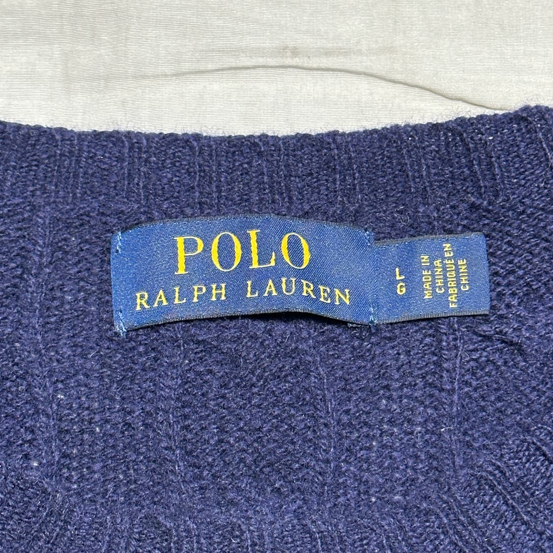 L 폴로랄프로렌 꽈베기 캐시미어 니트 상품이미지3