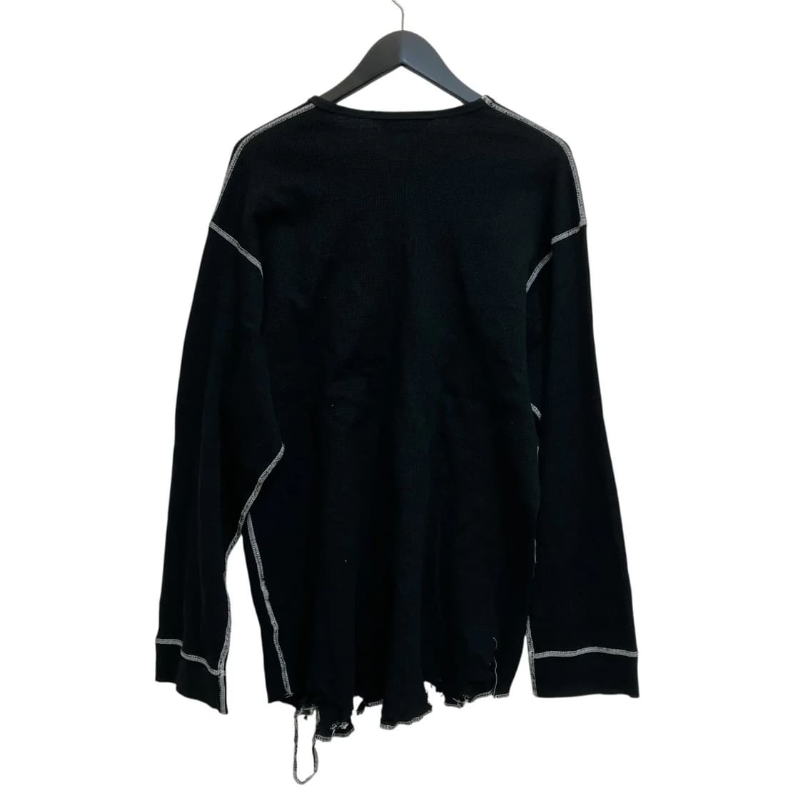 ANCELLM DAMAGE WAFFLE CREW  LS T-SHIRT 상품이미지2