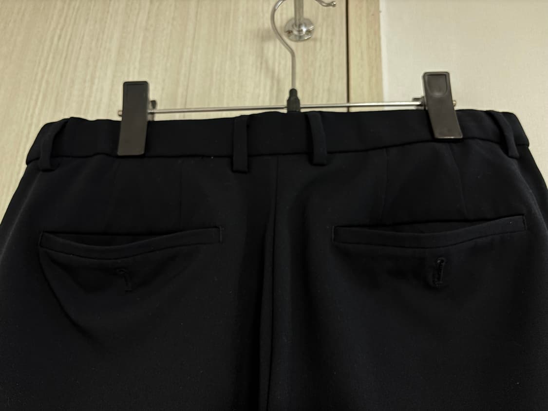 32 무탠다드 네이비 릴렉스 테이퍼드 슬랙스 상품이미지5