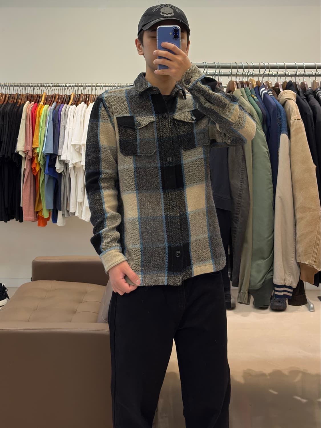 언더커버 체크 울 자켓 상품이미지9