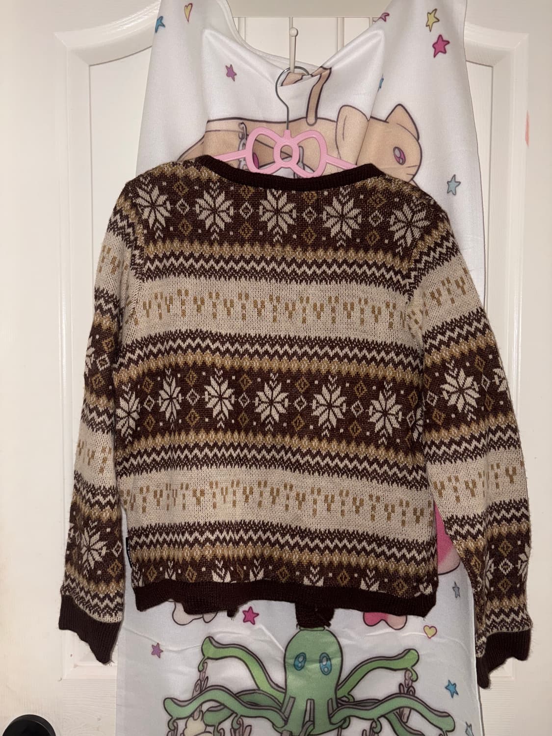 빈티지 노르딕 브라운 가디건  상품이미지2