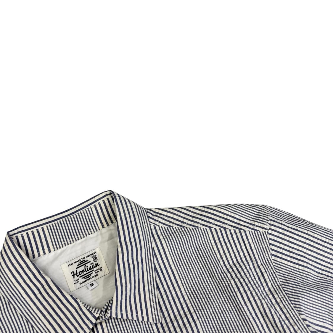 홀리선 시어서커 헨리넥 스트라이프 셔츠 상품이미지3
