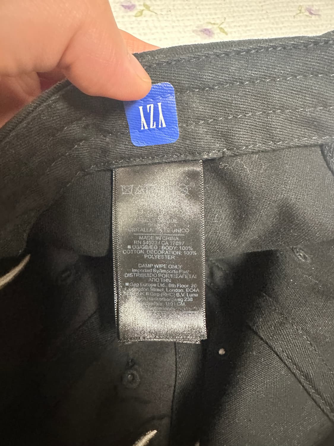 Yeezy GAP 이지 갭 발렌시아가 프레임 볼캡 모자 상품이미지9