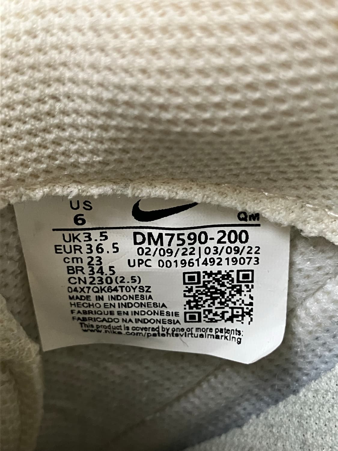 나이키 코트 레거시 리프트 스니커즈 225- 230mm 상품이미지4