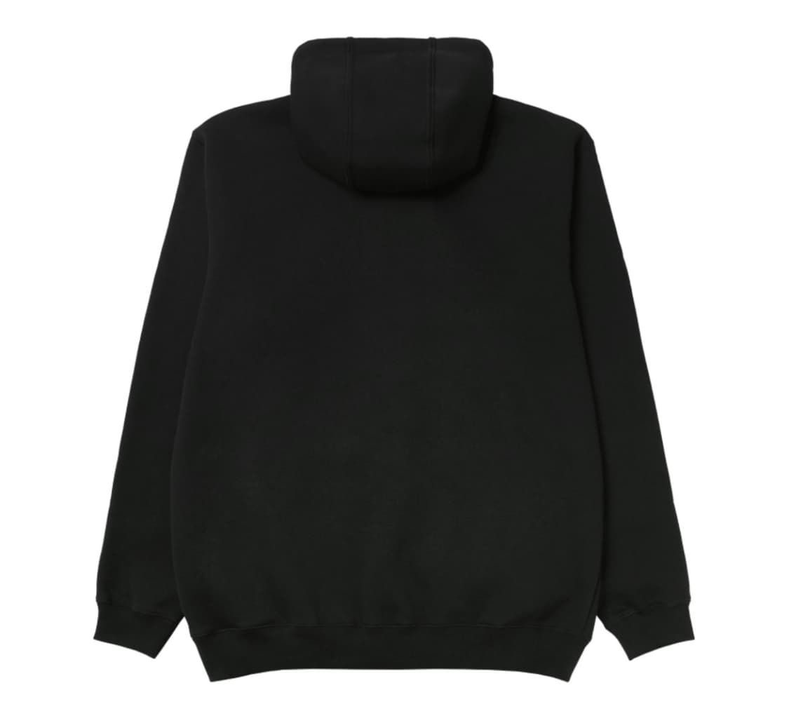 칼하트 루즈 핏 미드웨이트 레귤러 풀 집 스웨트셔츠 블랙 상품이미지2