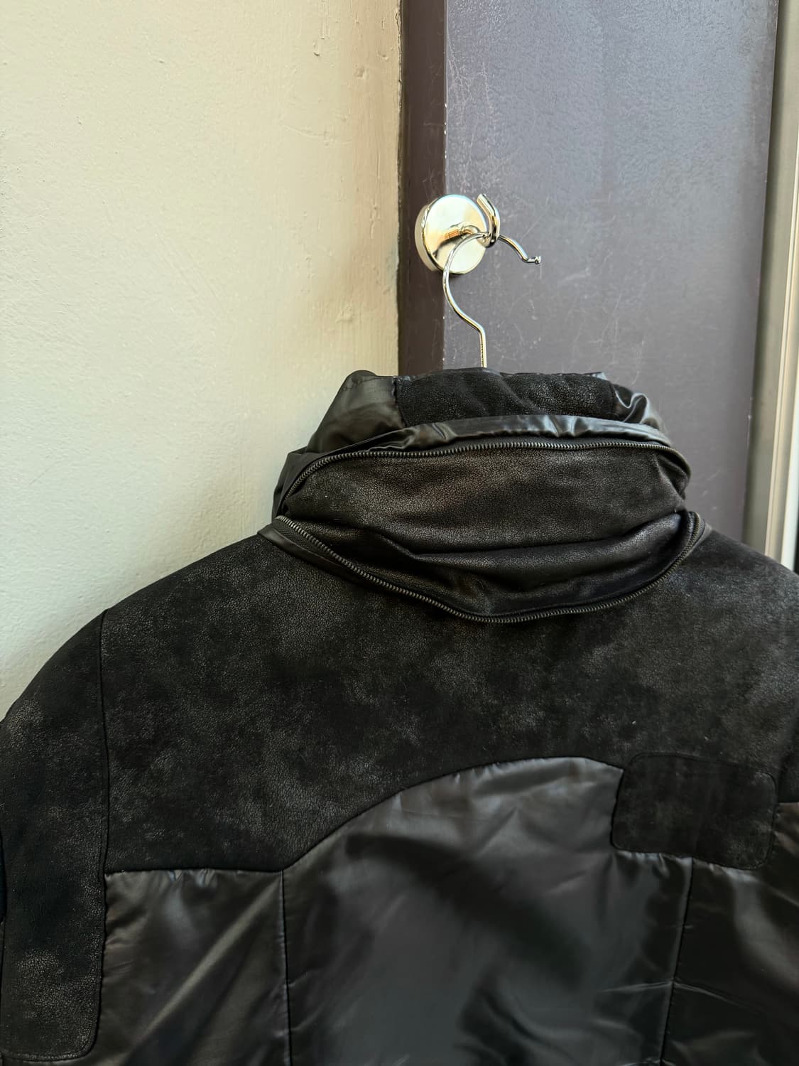 105~110/ 타임옴므 벨벳 블렌딩 나일론 구스다운 패딩 상품이미지9