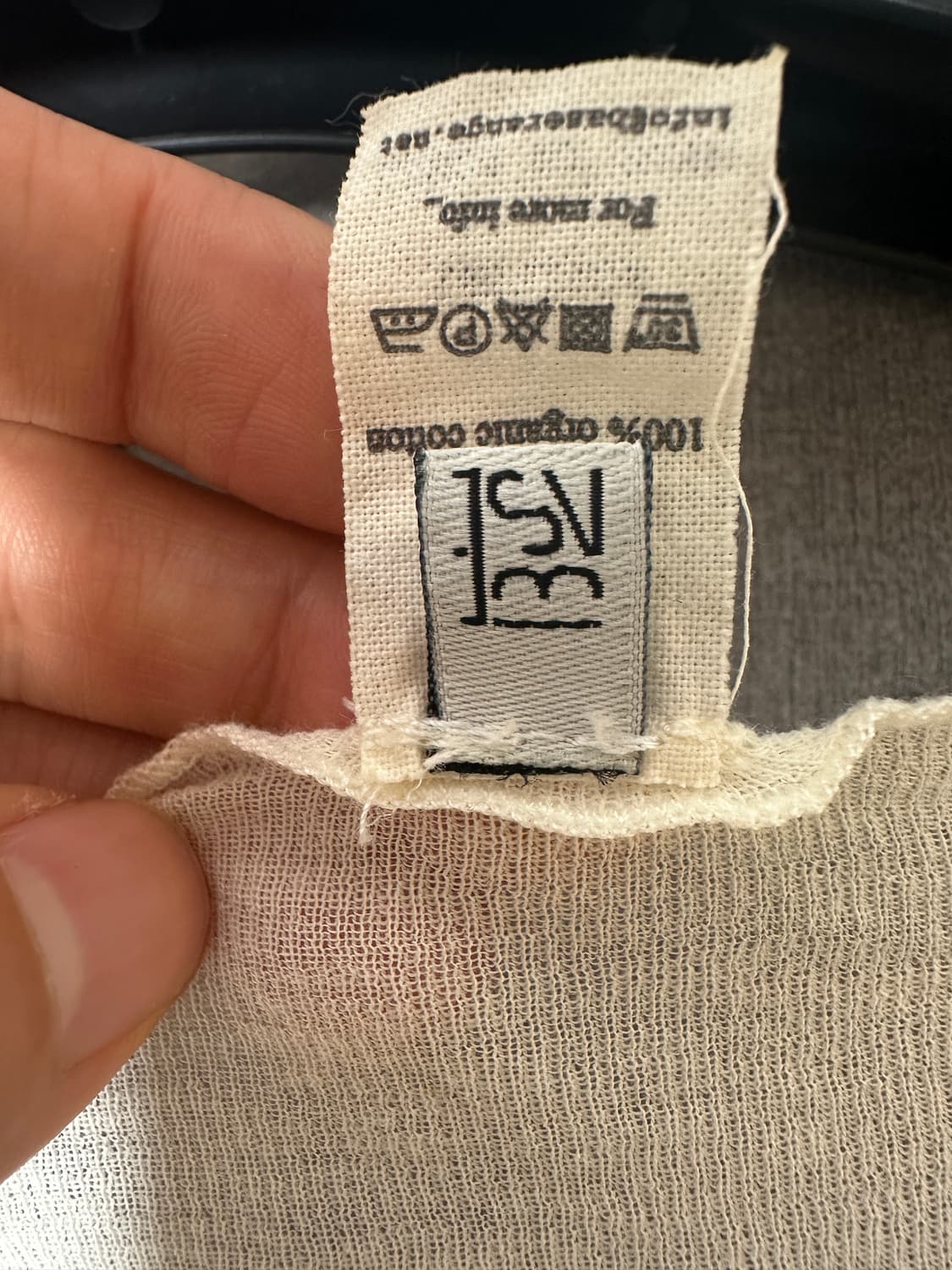 베이스레인지 유기농 코튼 반팔 티셔츠 (S) 상품이미지3