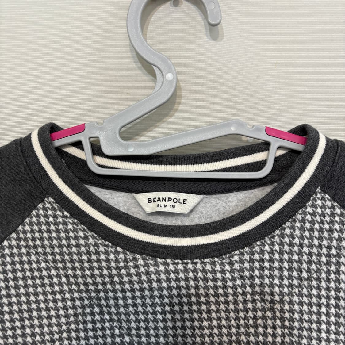 빈폴 남성 기모 퀄팅 티셔츠 110 상품이미지2