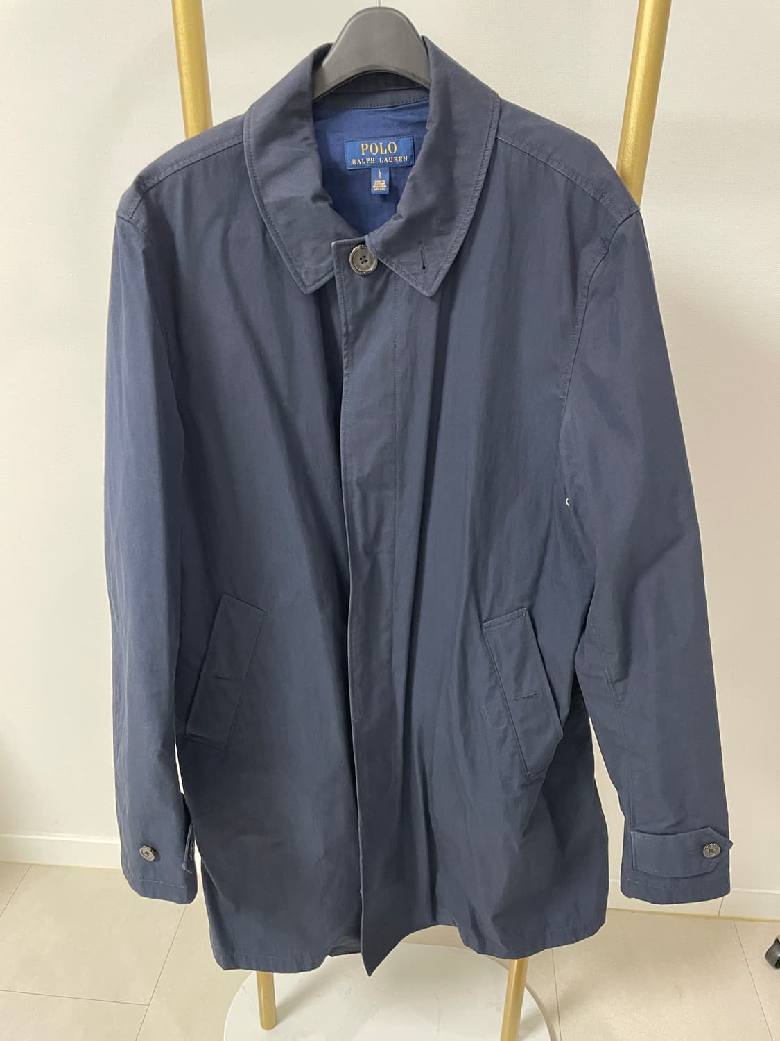 폴로 랄프로렌 네이비 트렌치 코트 L 상품이미지1