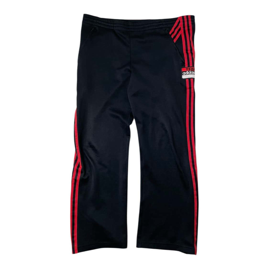 [중고] 아디다스 블랙/레드 삼선 트레이닝 바지 상품이미지1