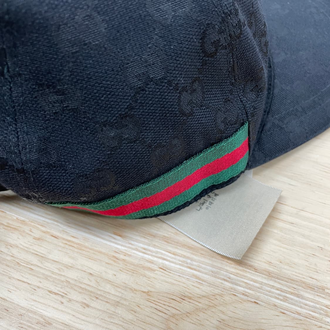 구찌 블랙 볼캡 L 상품이미지4