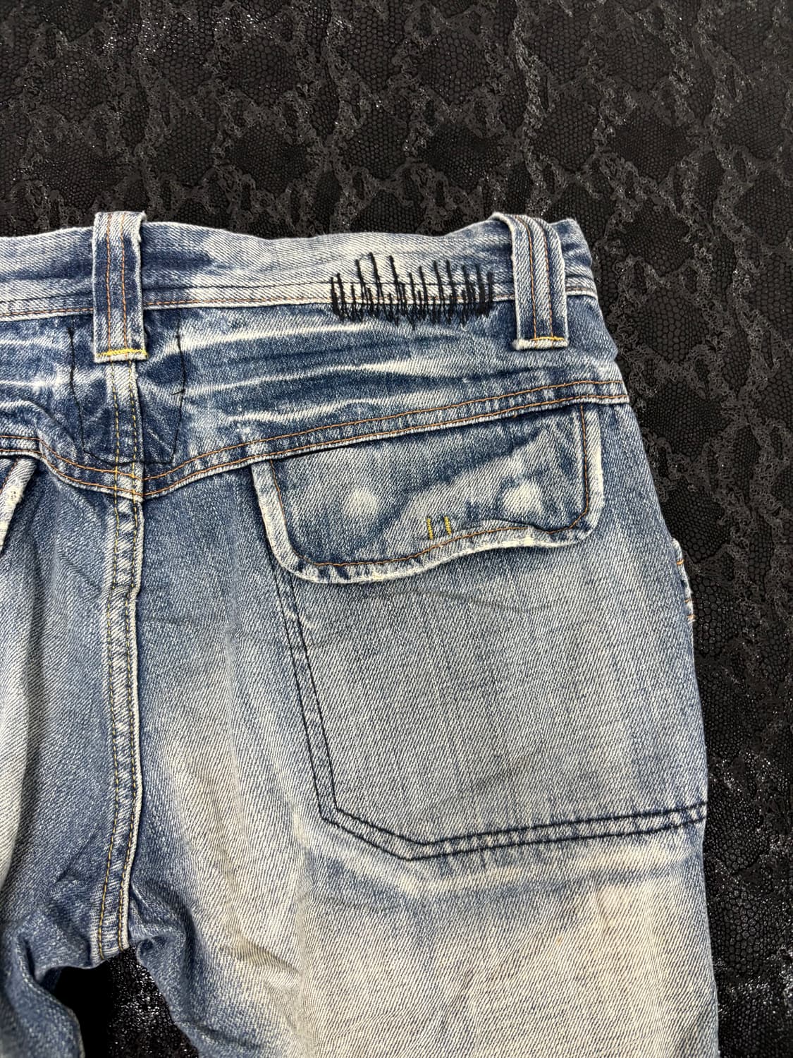 “Vintage” Y2K Mood Pocket Detail Crack P 상품이미지7
