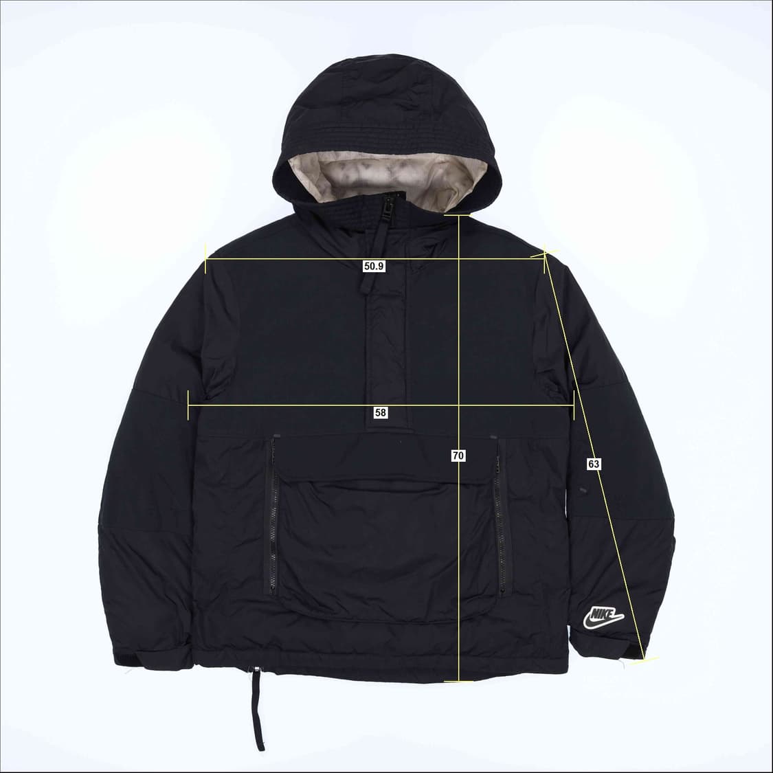 [M] 나이키 NSW 신필 후드 아노락 패딩 점퍼 N6891 상품이미지6