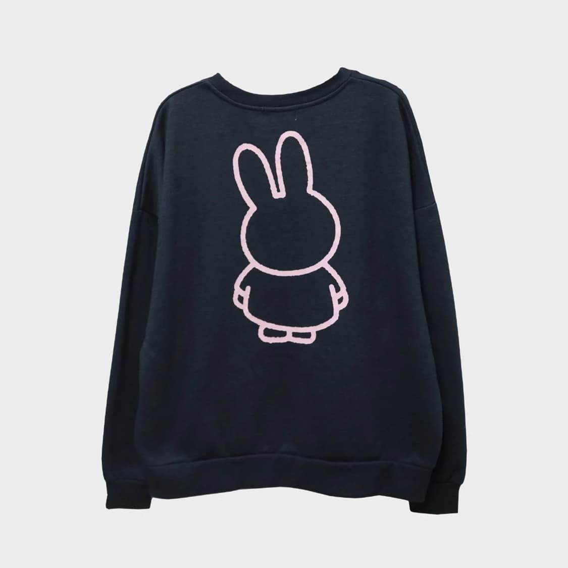 미피 네이비 프린팅 맨투맨 61116 상품이미지1