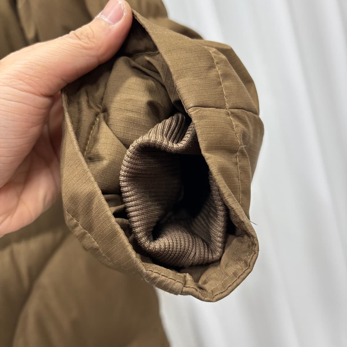 나이키 브라운 스우시 오리털 롱패딩 상품이미지3