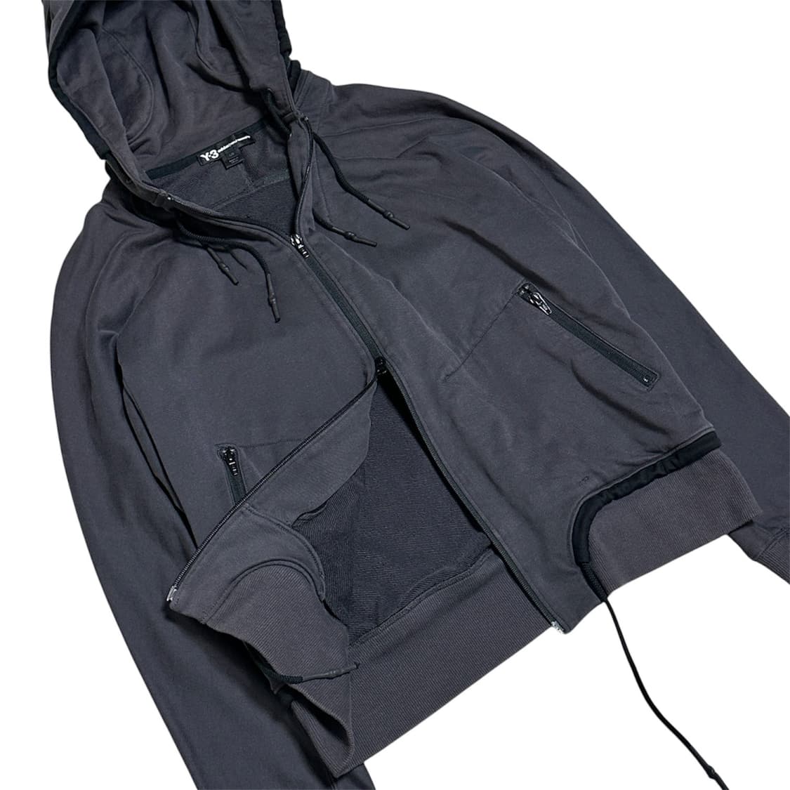 Yohji Yamamoto Y-3 String Zip Hoodie 상품이미지6