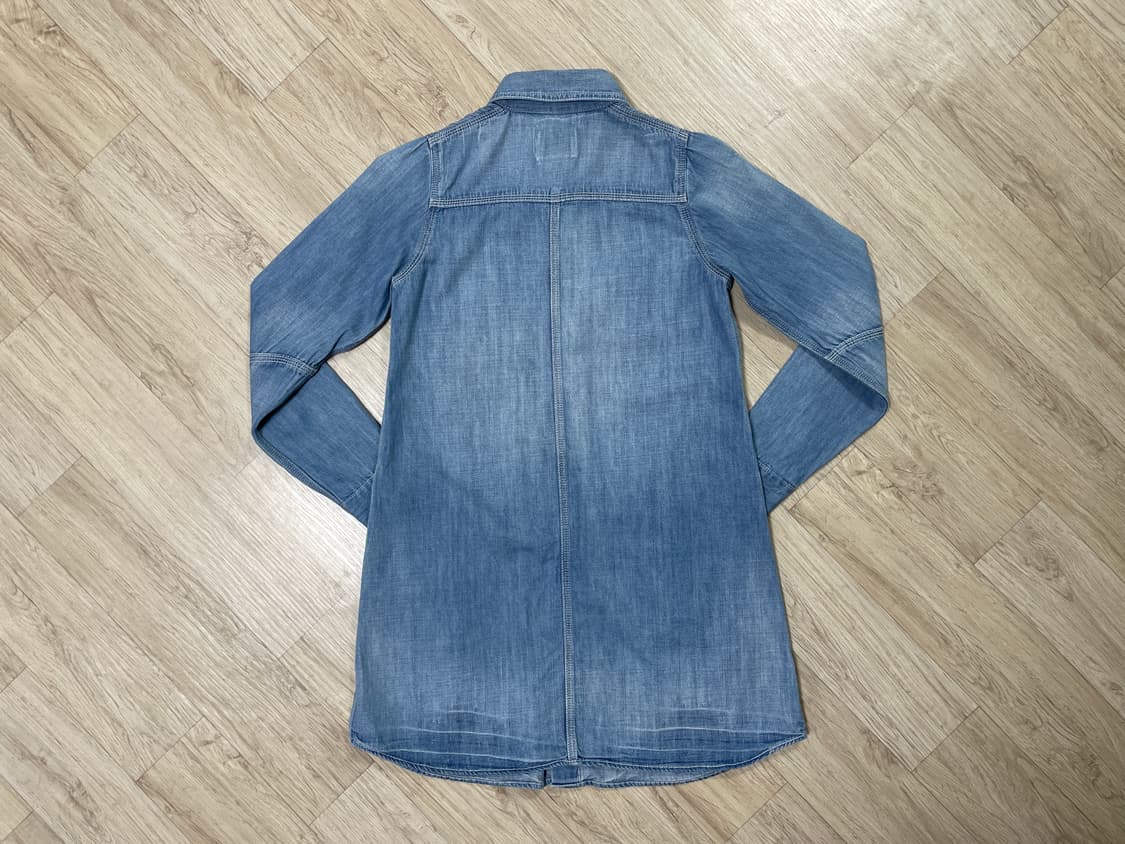 44~55) Lee 재팬 여성 연청워싱 데님 원피스자켓 상품이미지2