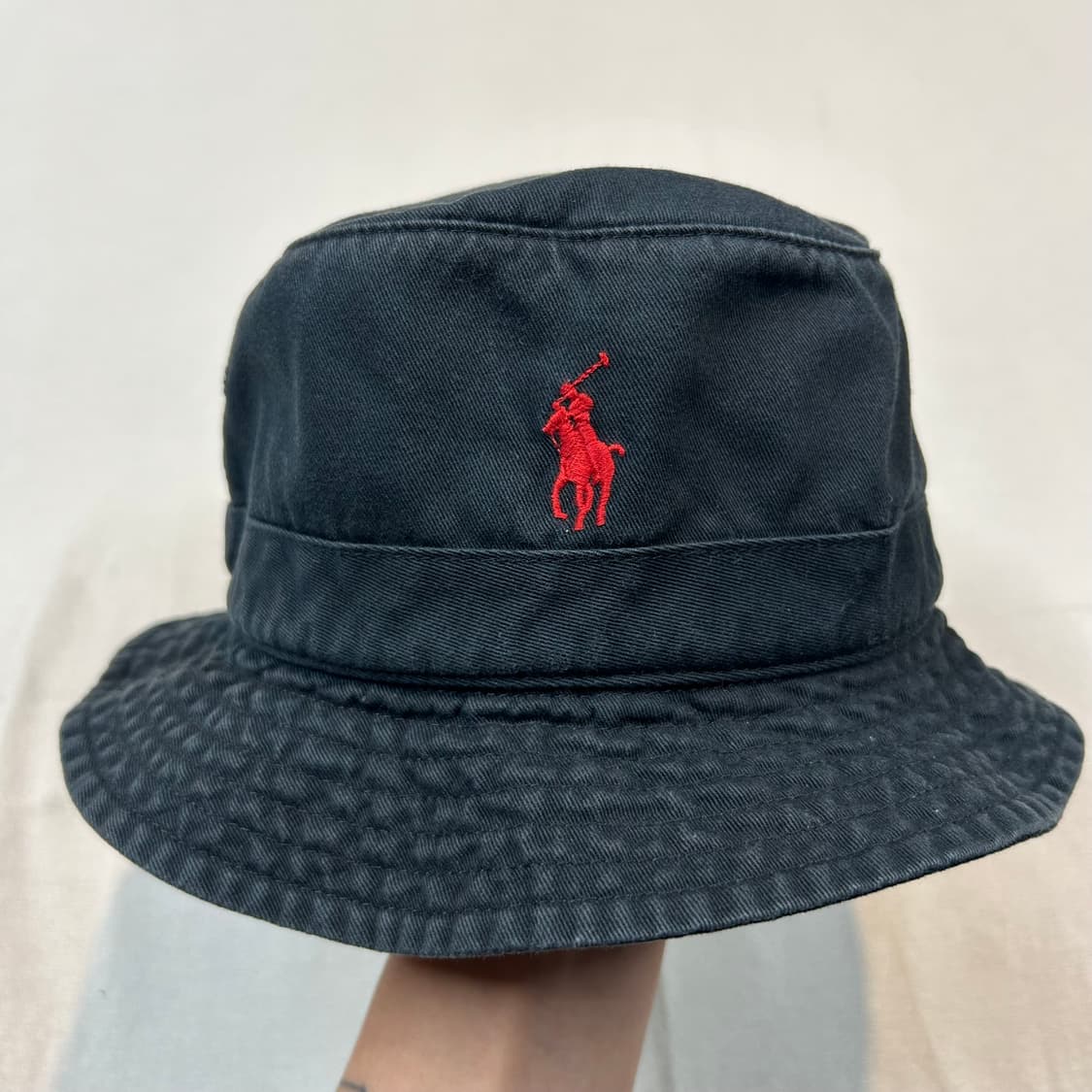 폴로 랄프로렌 트윌 코튼 버킷햇 신형 큐알탭 상품이미지2