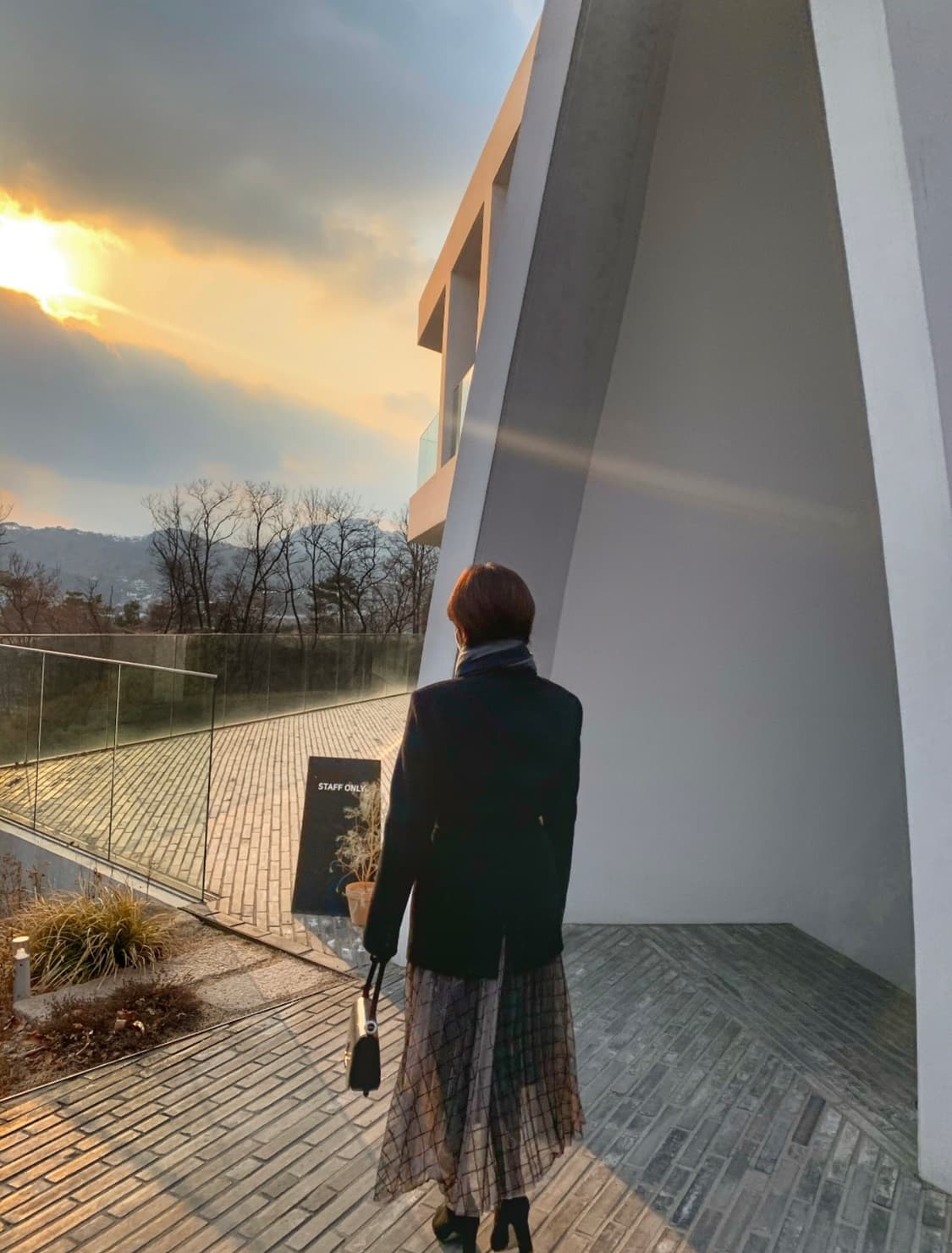 Understaing 블랙 루즈핏 울자켓 상품이미지4