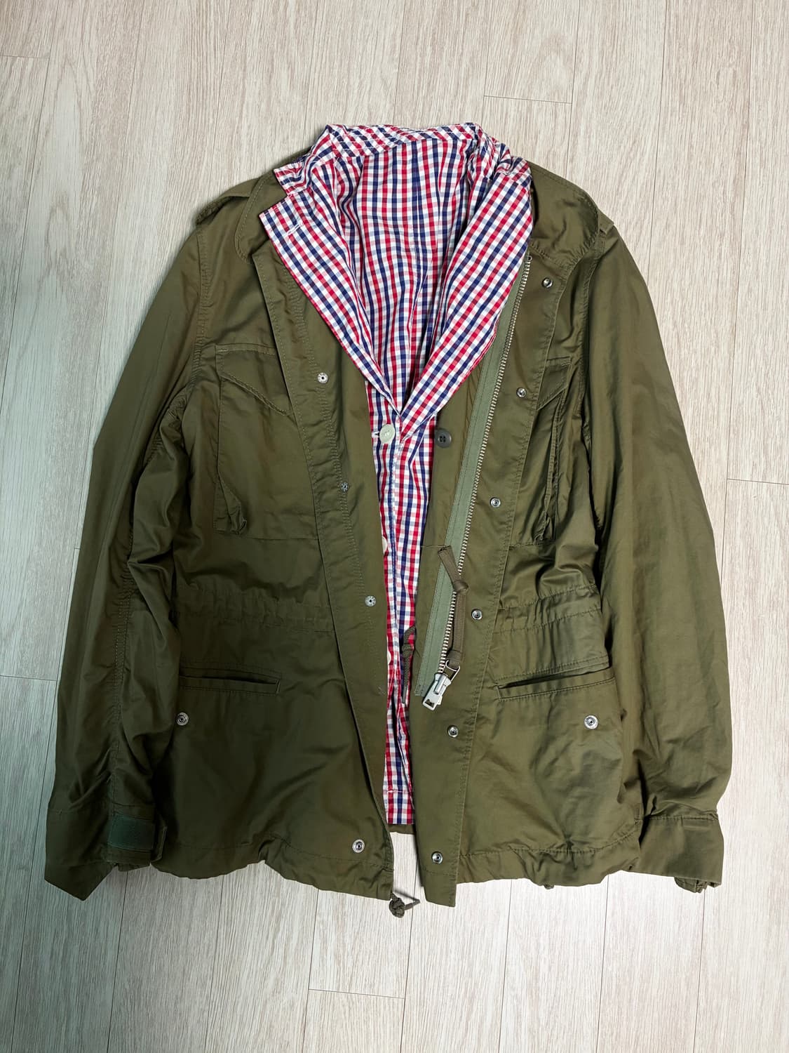 준야 와타나베 리버서블 야상 자켓 상품이미지2