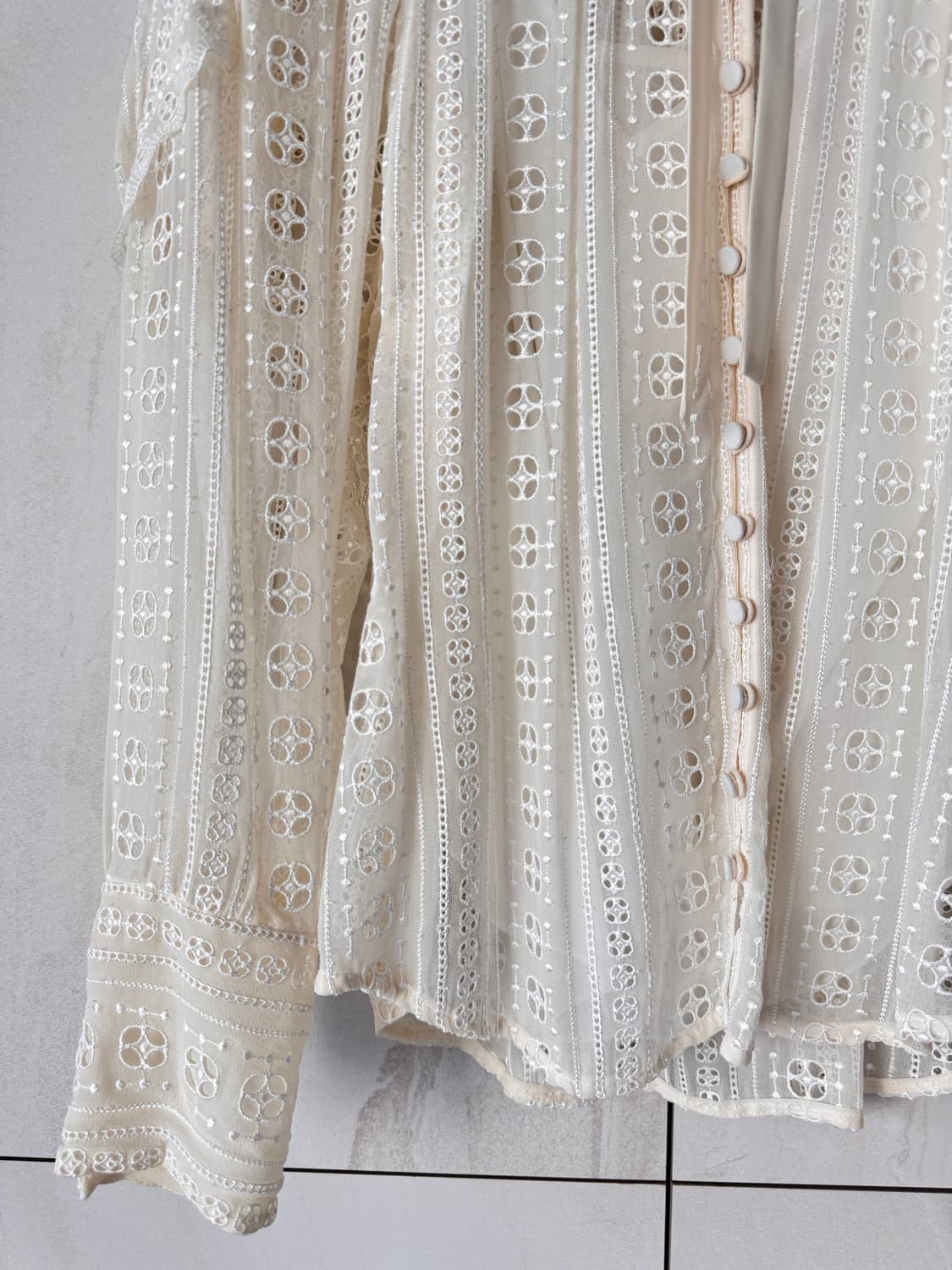 새상품 Rebecca Taylor 레이스 블라우스 S(44,55사이즈) 상품이미지8