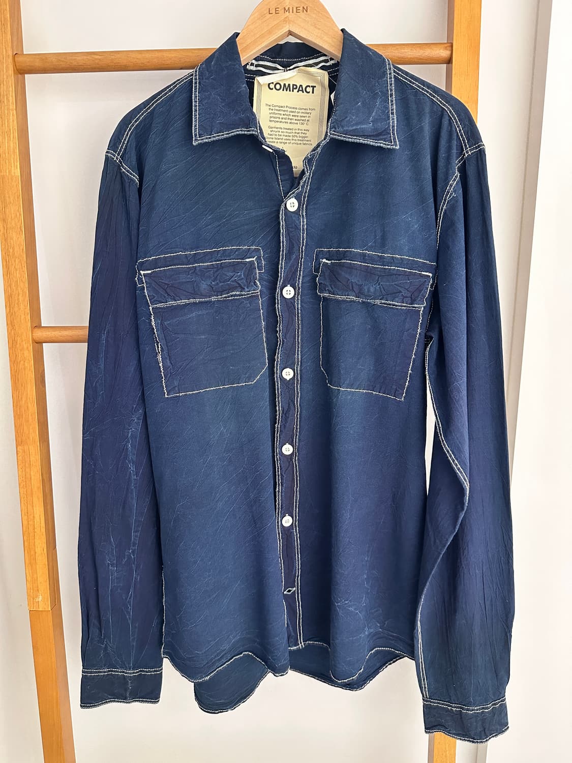 스톤아일랜드 청 셔츠(택있는 상품사이즈m) 상품이미지1