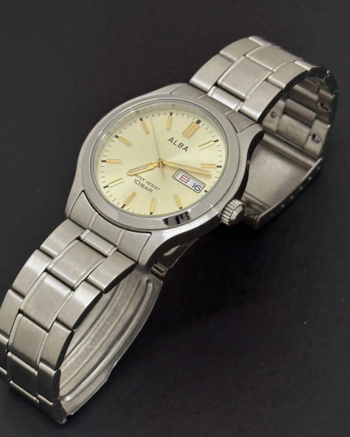 세이코 알바 옐로우 다이얼 시계 상품이미지5