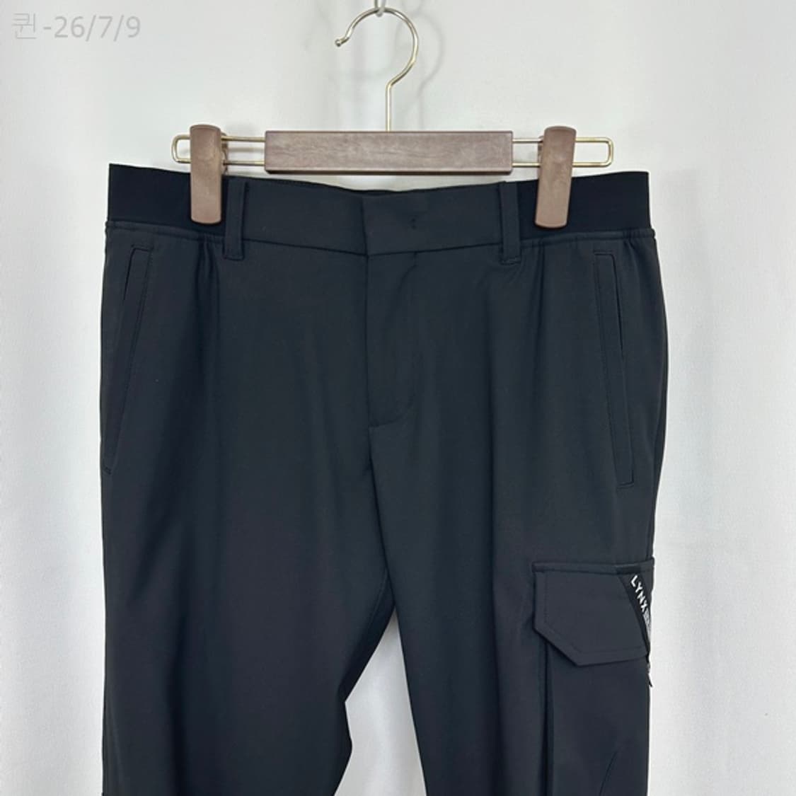 링스 골프 남자 조거  밴딩 춘추바지 검정 80 상품이미지2