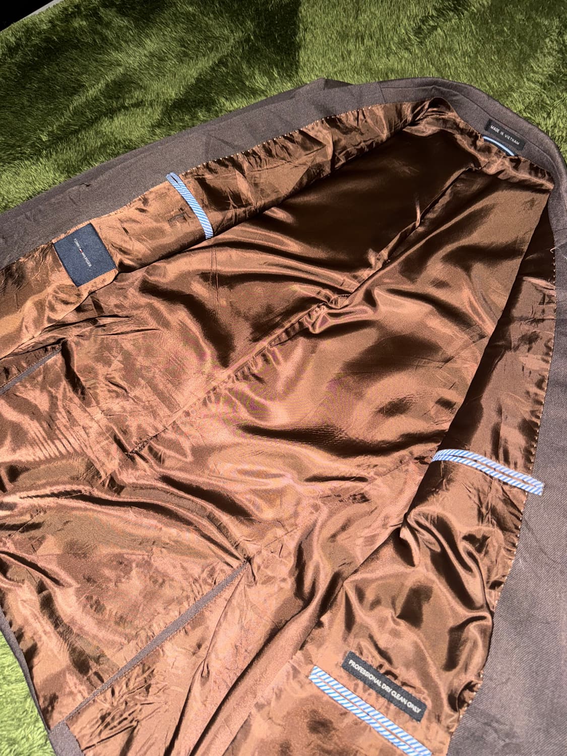 [40R] 타미힐피거 USA 투버튼 클래식핏 블레이저 자켓 브라운 상품이미지5