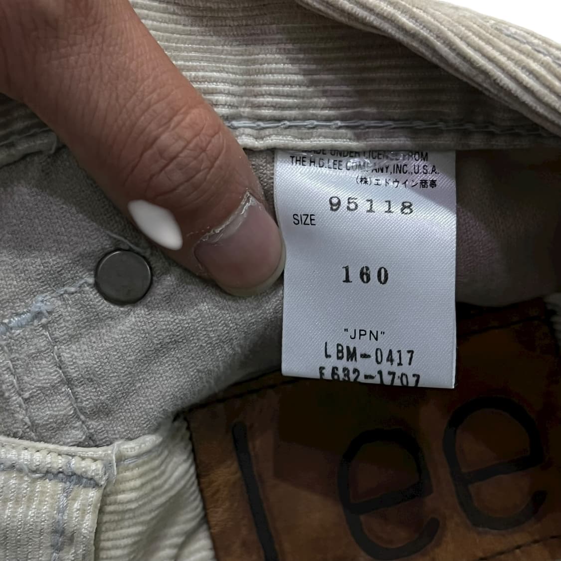  리 keikiii 부츠컷 코듀로이 팬츠 y14010 상품이미지8