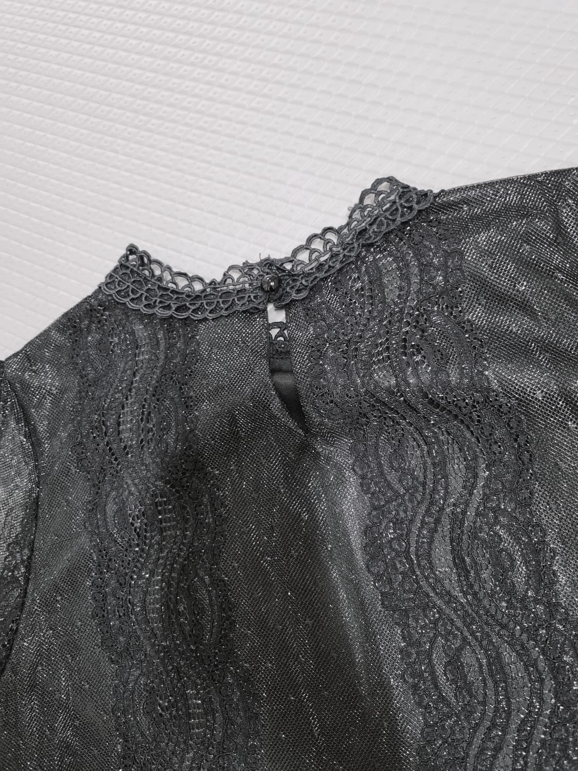 레이스 시스루 블라우스 상품이미지3