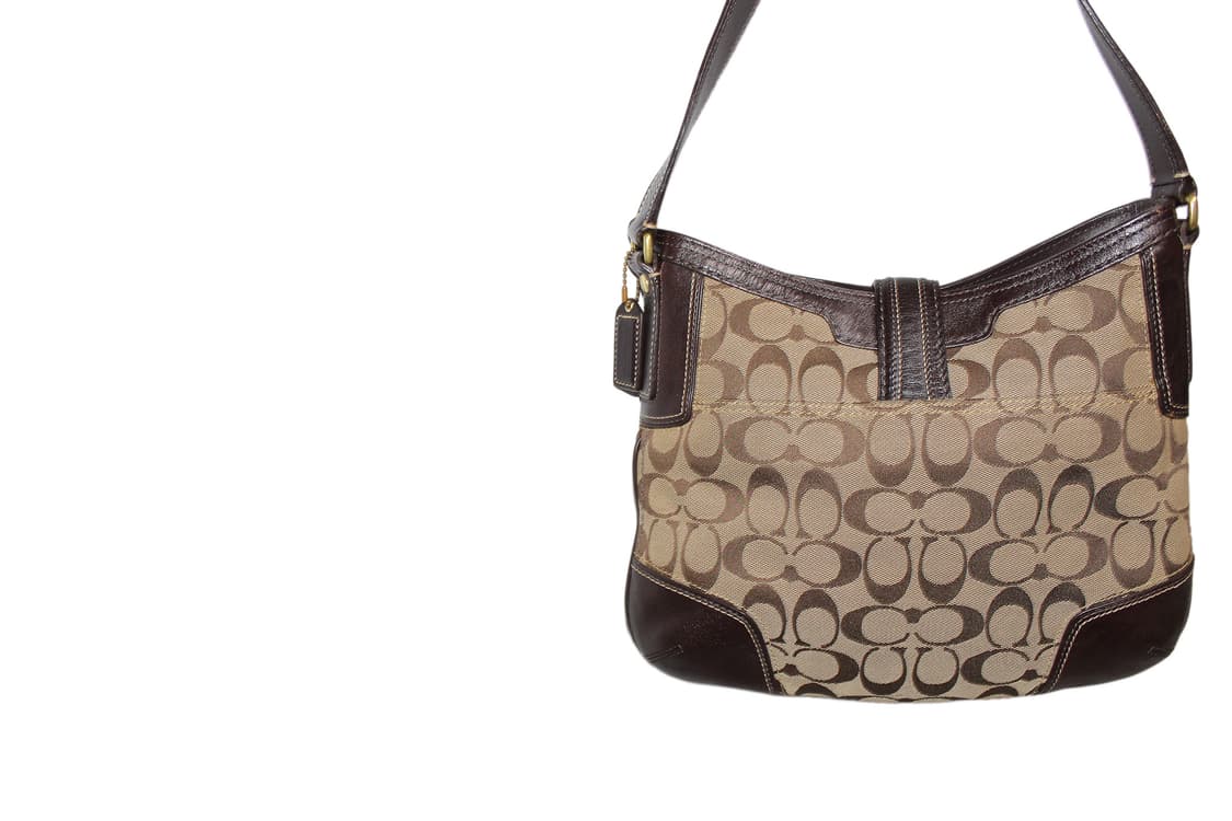 2000s COACH 코치 모노그램 숄더백 상품이미지5