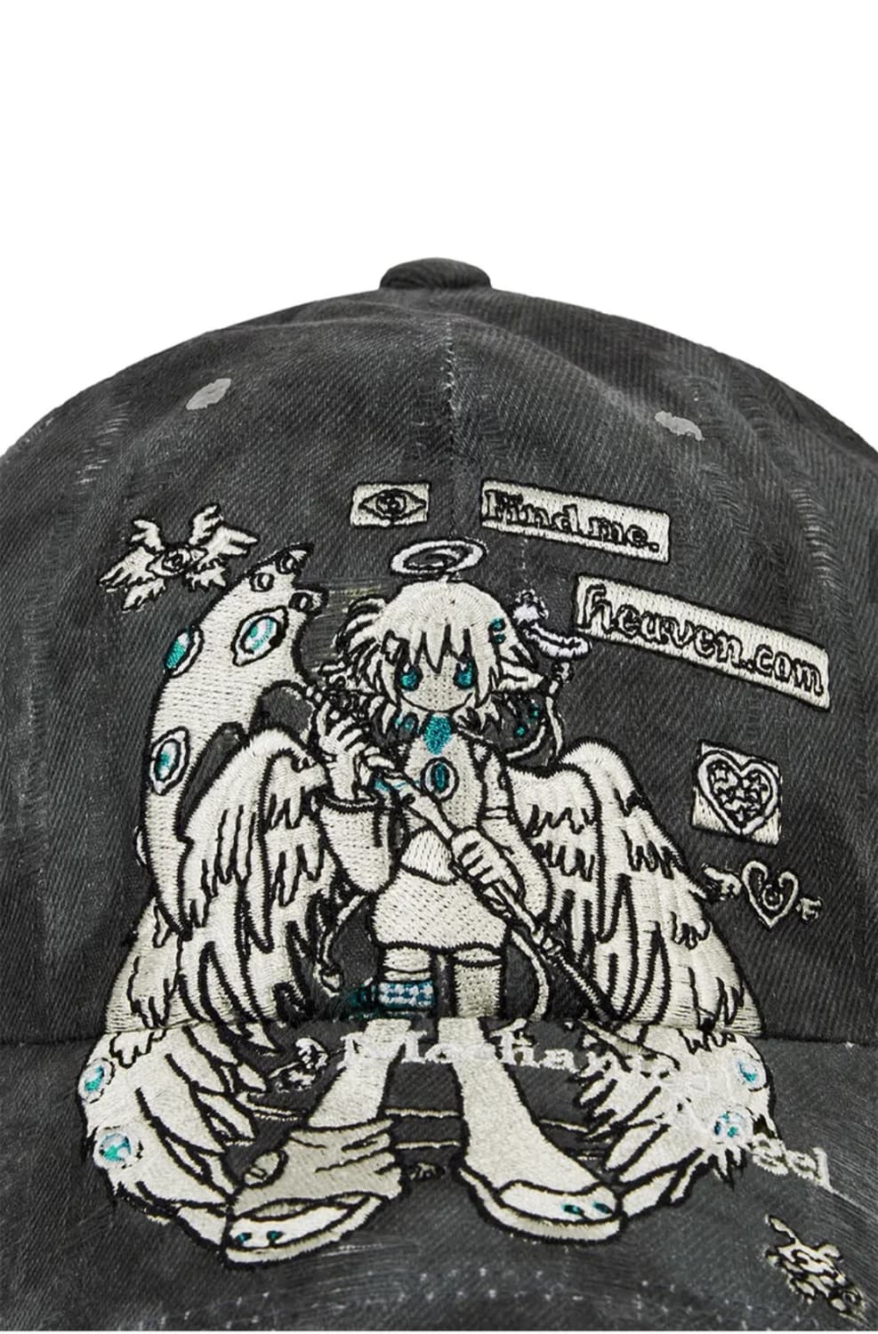 YB X Oliwa Ball Cap_CHARCOAL 상품이미지2