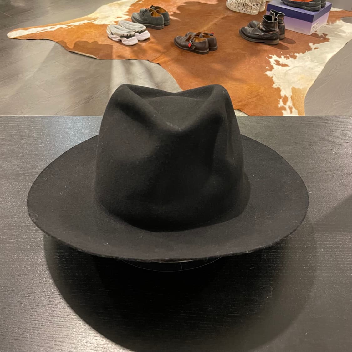 카시라 페도라 햇 블랙 상품이미지1