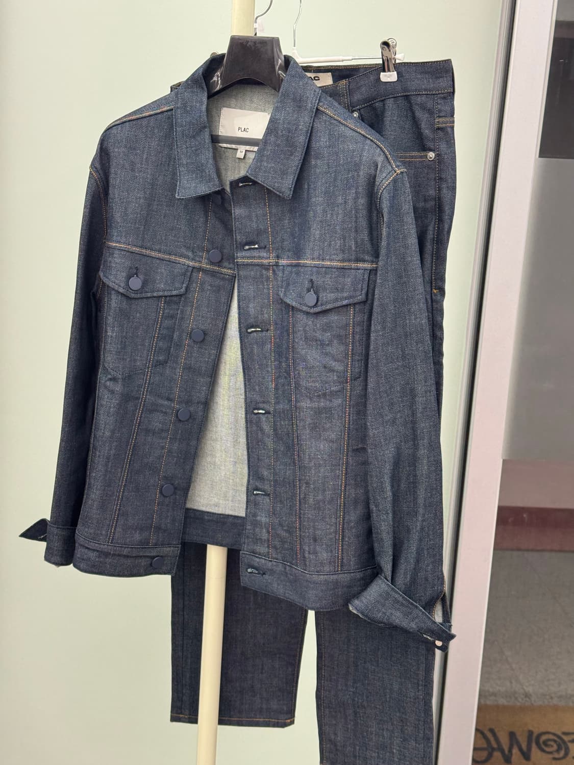 PLAC 데님 셋업 (상의 M, 하의 31) 상품이미지1