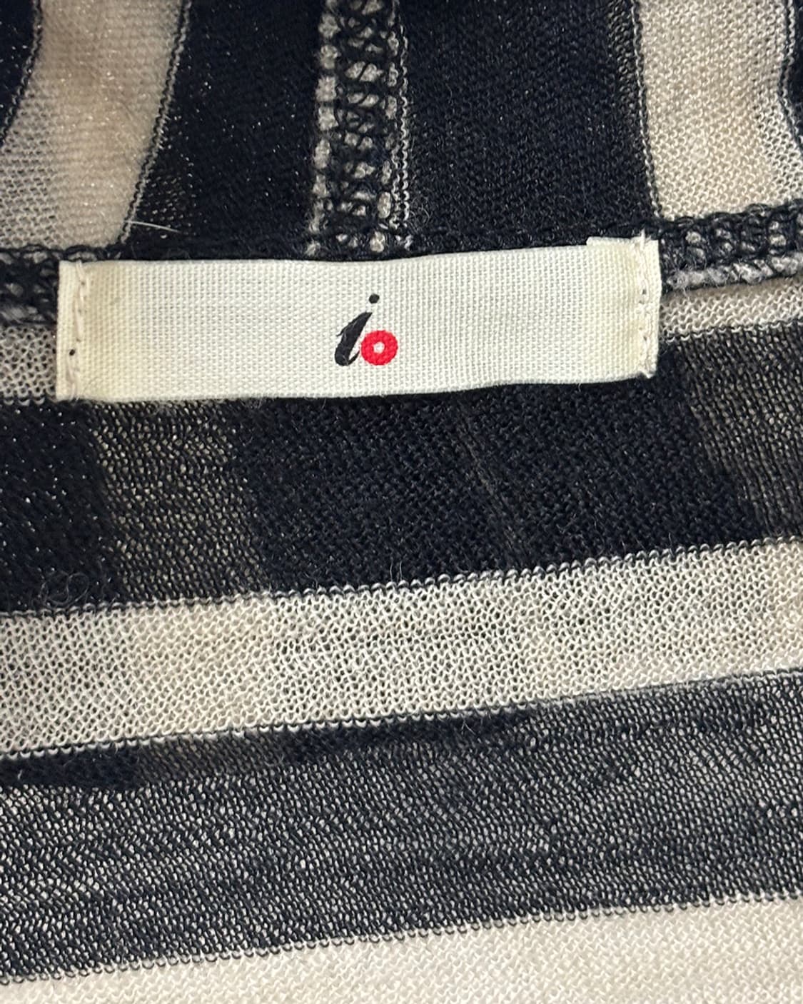 io stripe layered drapery cardigan 상품이미지9