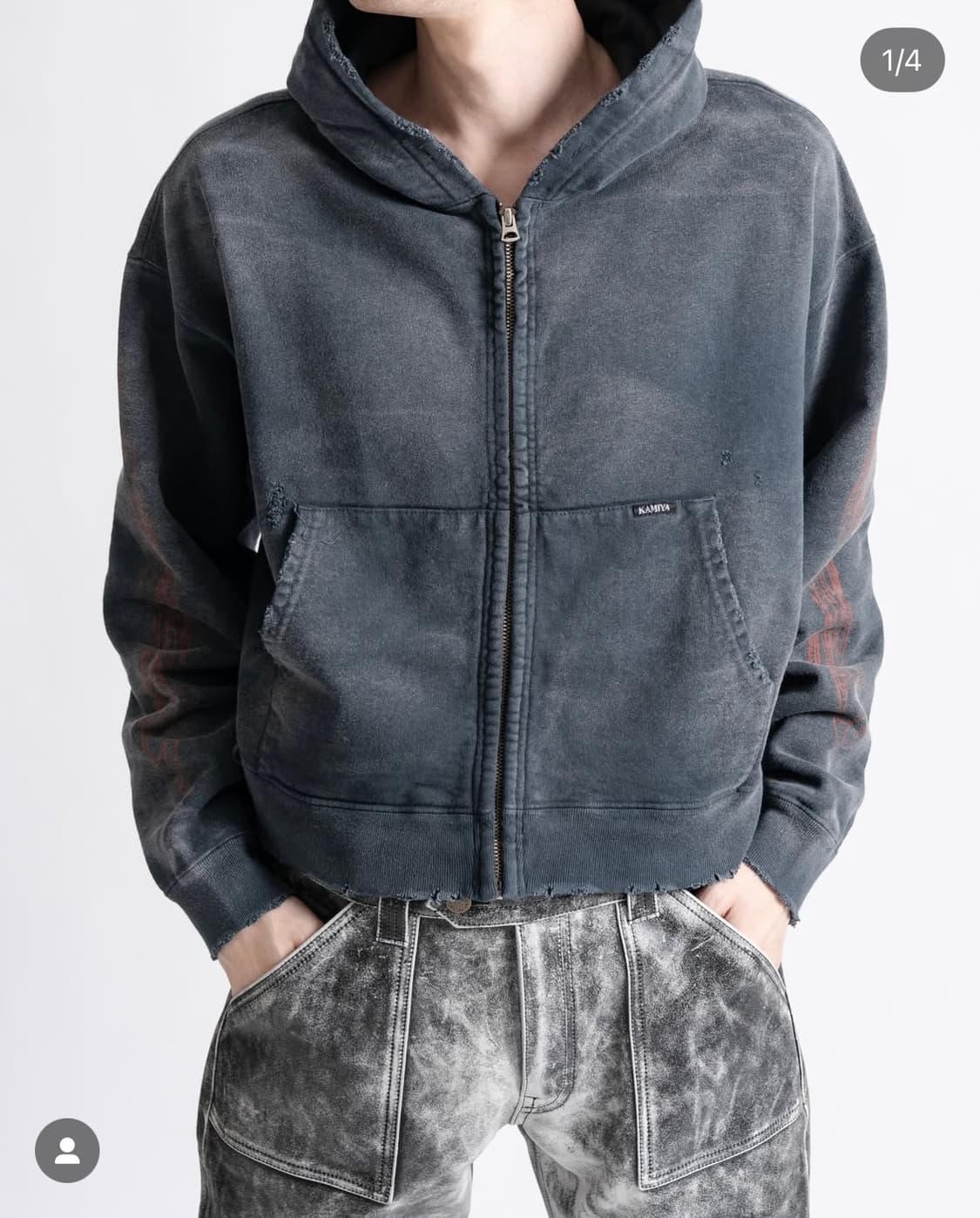 (M) 카미아 후드집업 상품이미지2