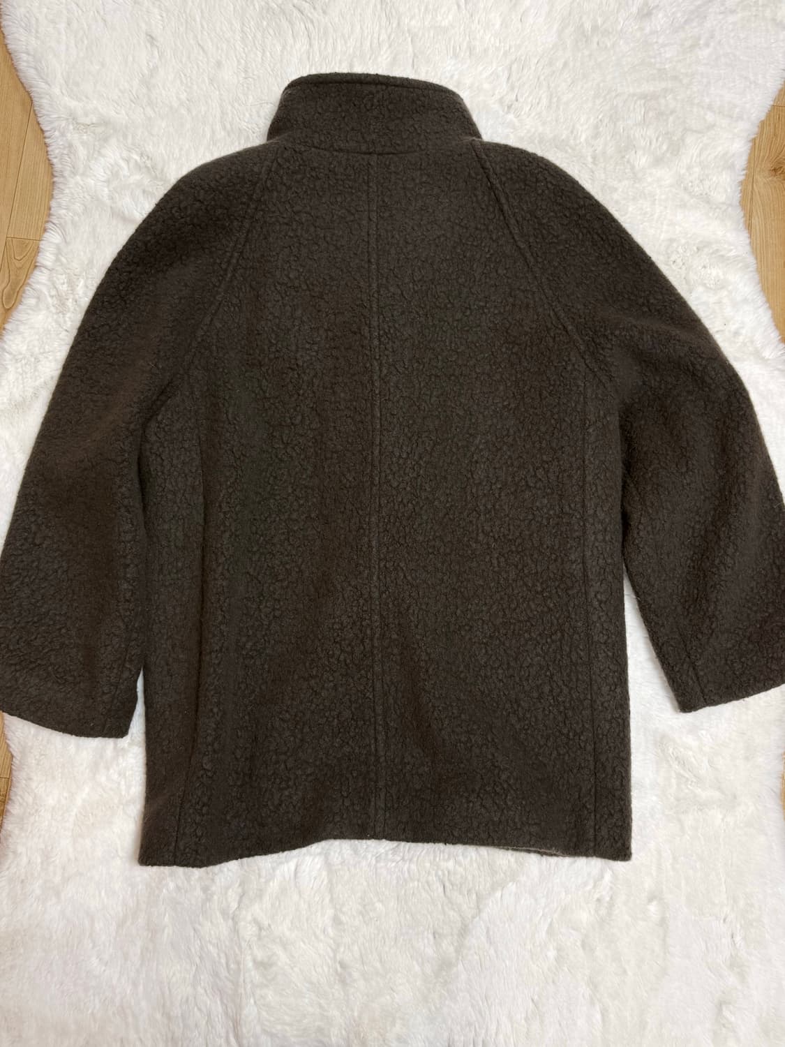 gbh 하이넥 토글 코트 브라운 상품이미지2