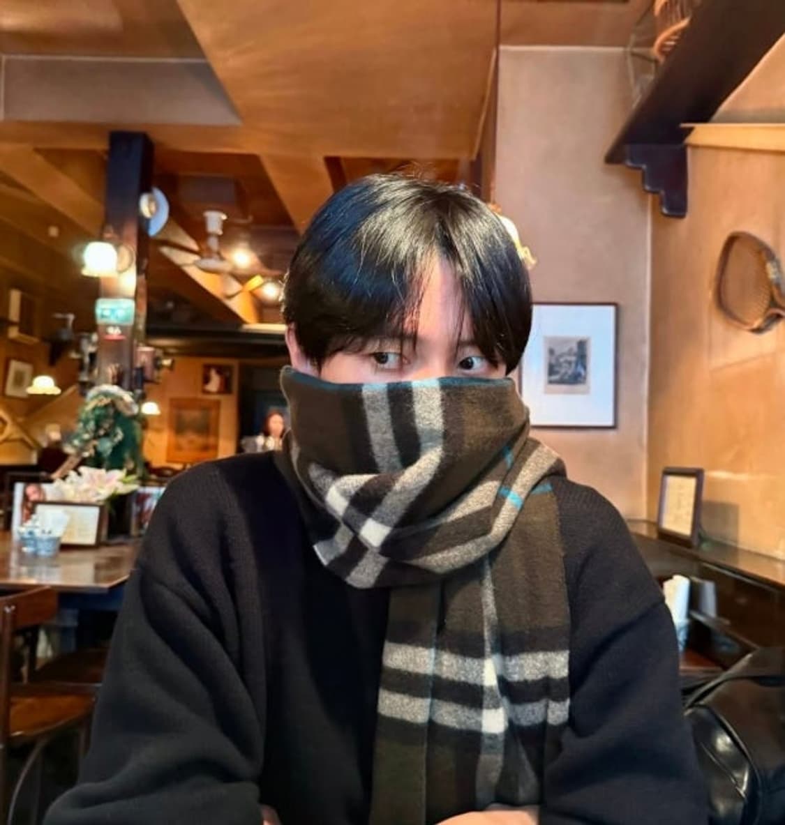 버버리 캐시미어 자이언트 머플러 스카프 목도리 주우재 상품이미지1