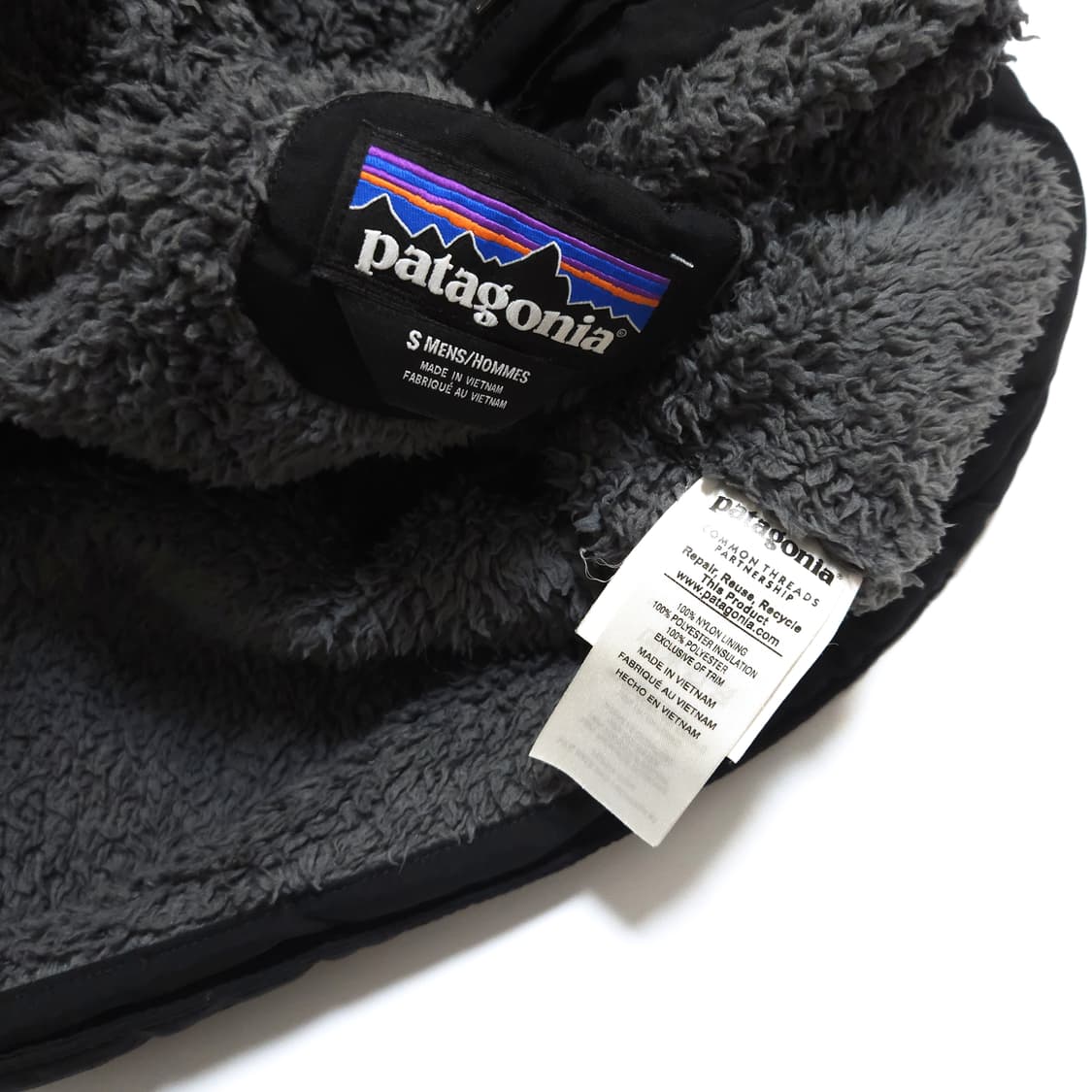 파타고니아 이스머스 쉐르파 파카 자켓 블랙 상품이미지7