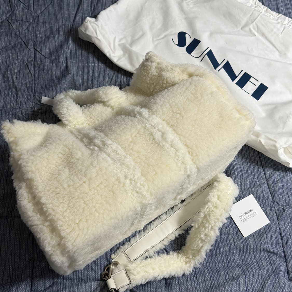 (OS) 써네이 플리스 텍스처 더플백 상품이미지2