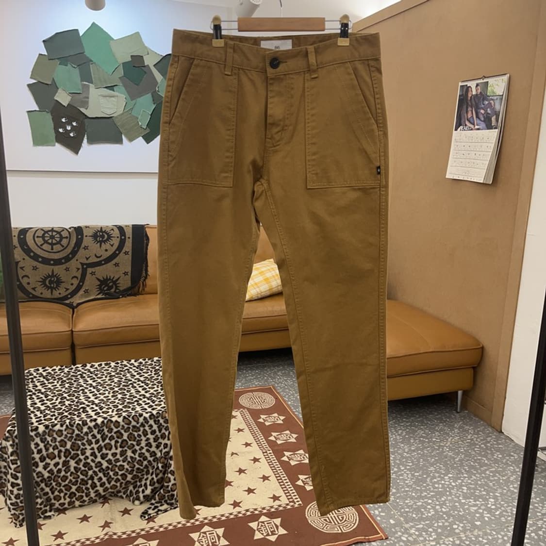 86ROAD 베이직 모던 퍼티그 포켓 코튼팬츠 30인치 C09167 상품이미지3