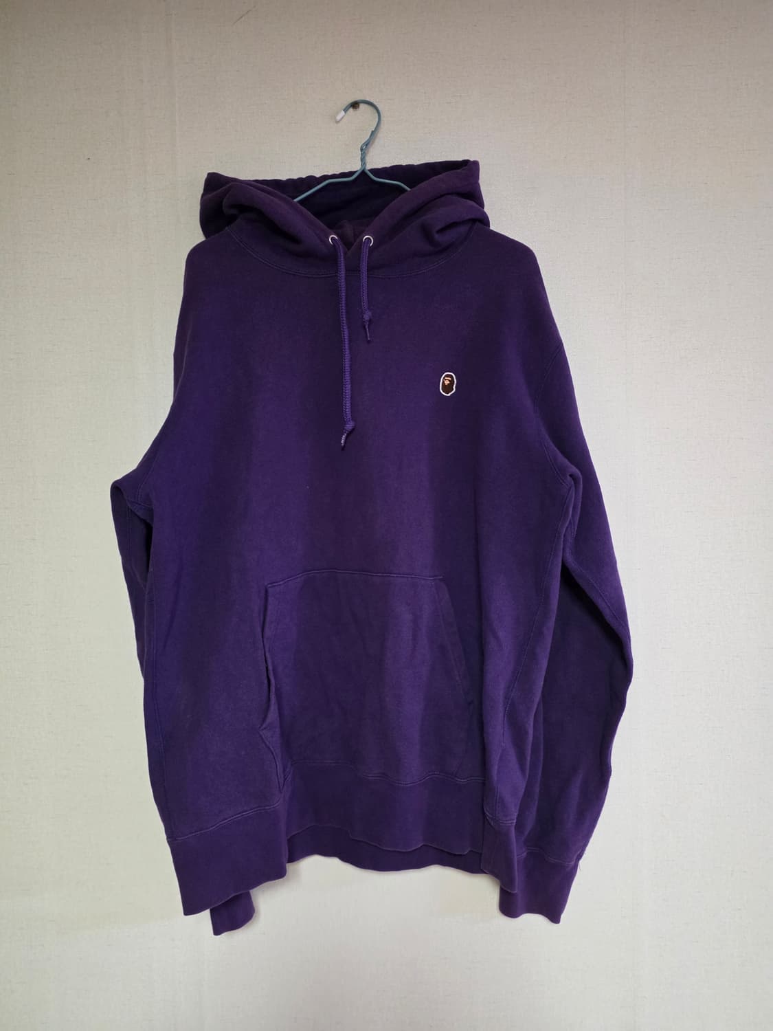 [XL] 베이프 미니사루 퍼플 후드티 상품이미지1