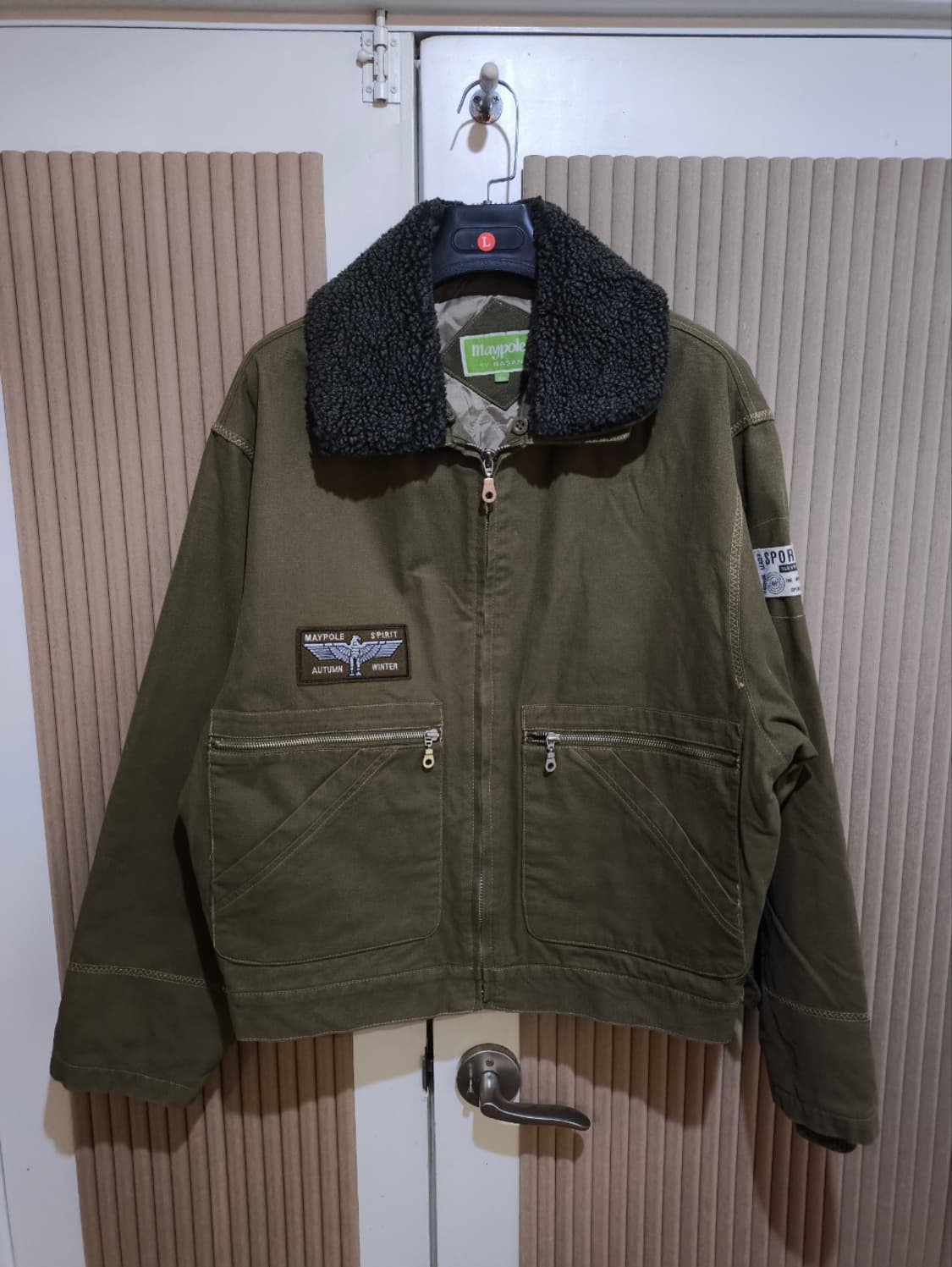 105 90's 메이폴바이나산 항공자켓 상품이미지1