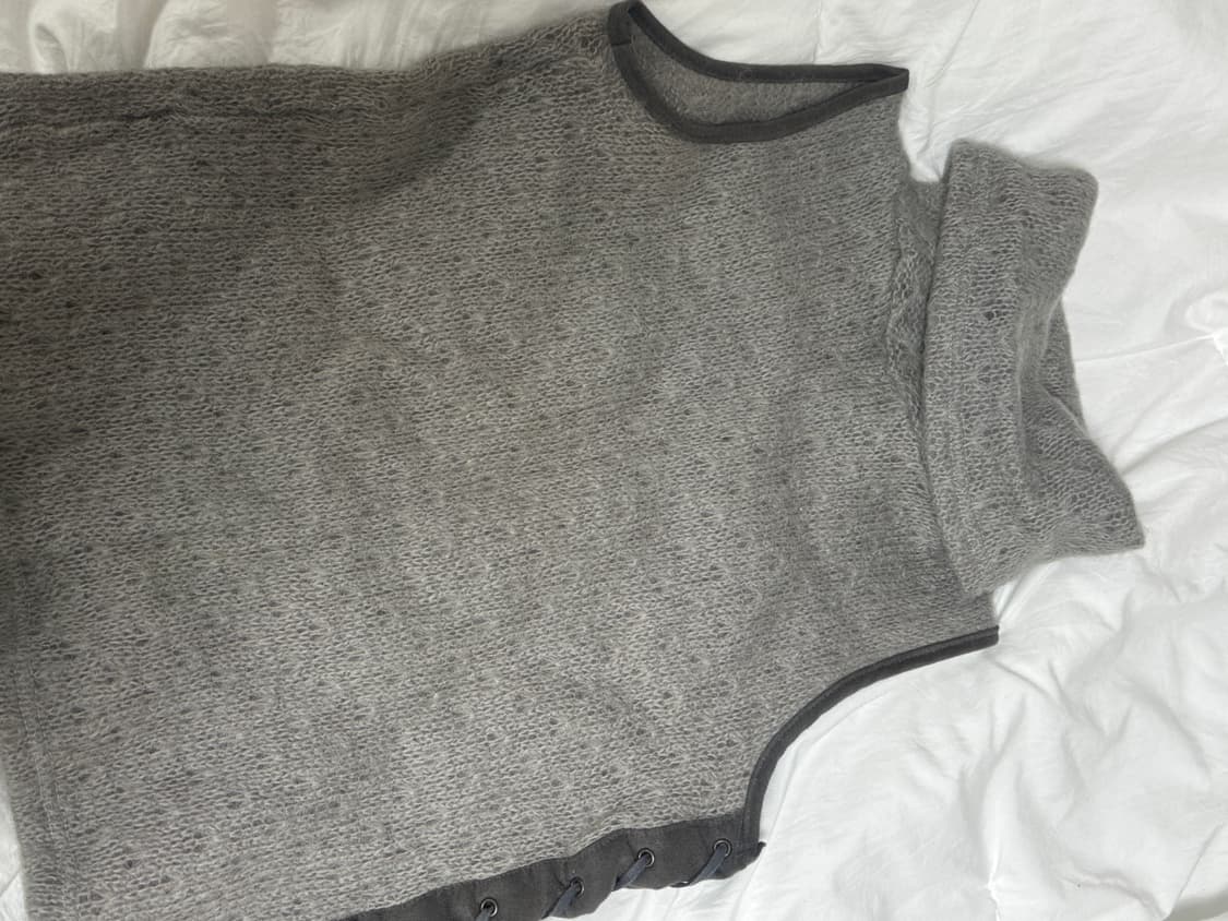 빈티지 니트 슬리브 상품이미지4