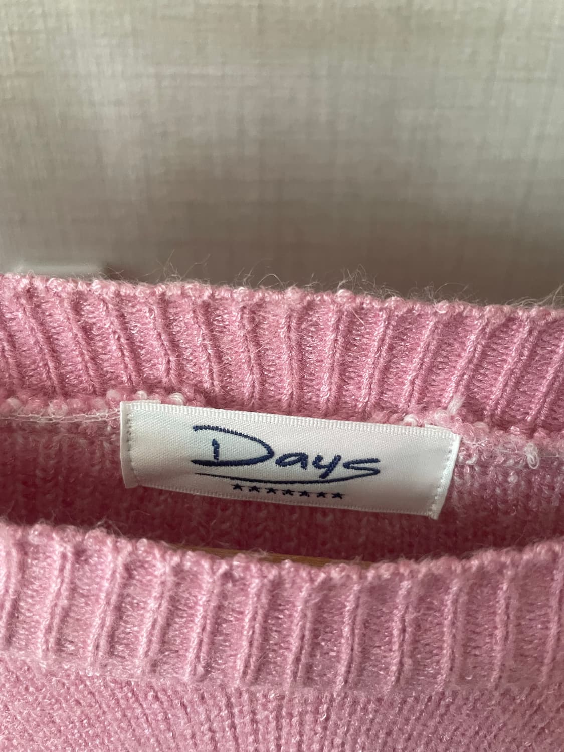 모리걸 빈티지 핑크 도트 니트 💗🤍 상품이미지2