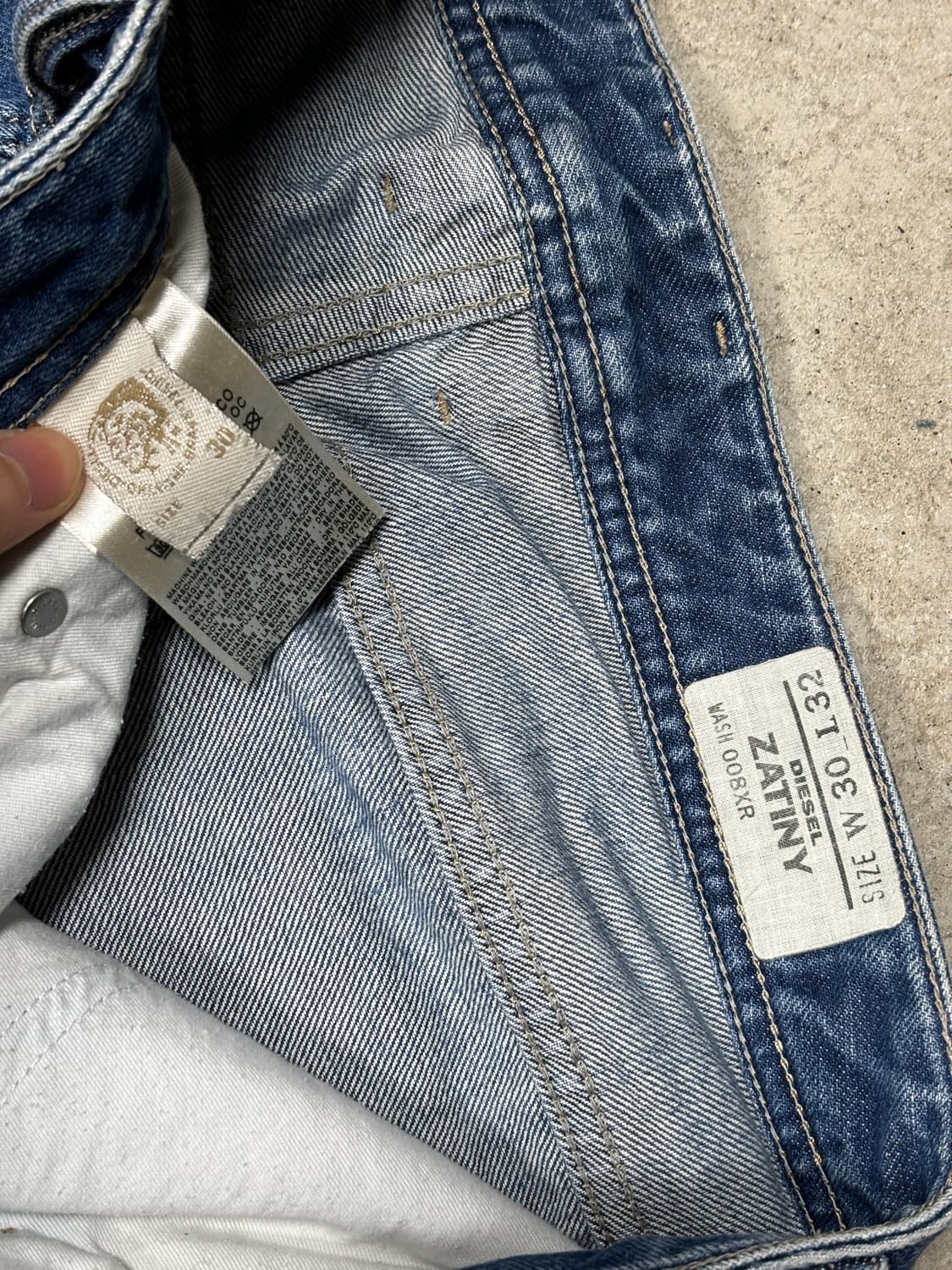 디젤 zatiny 데님팬츠 상품이미지9