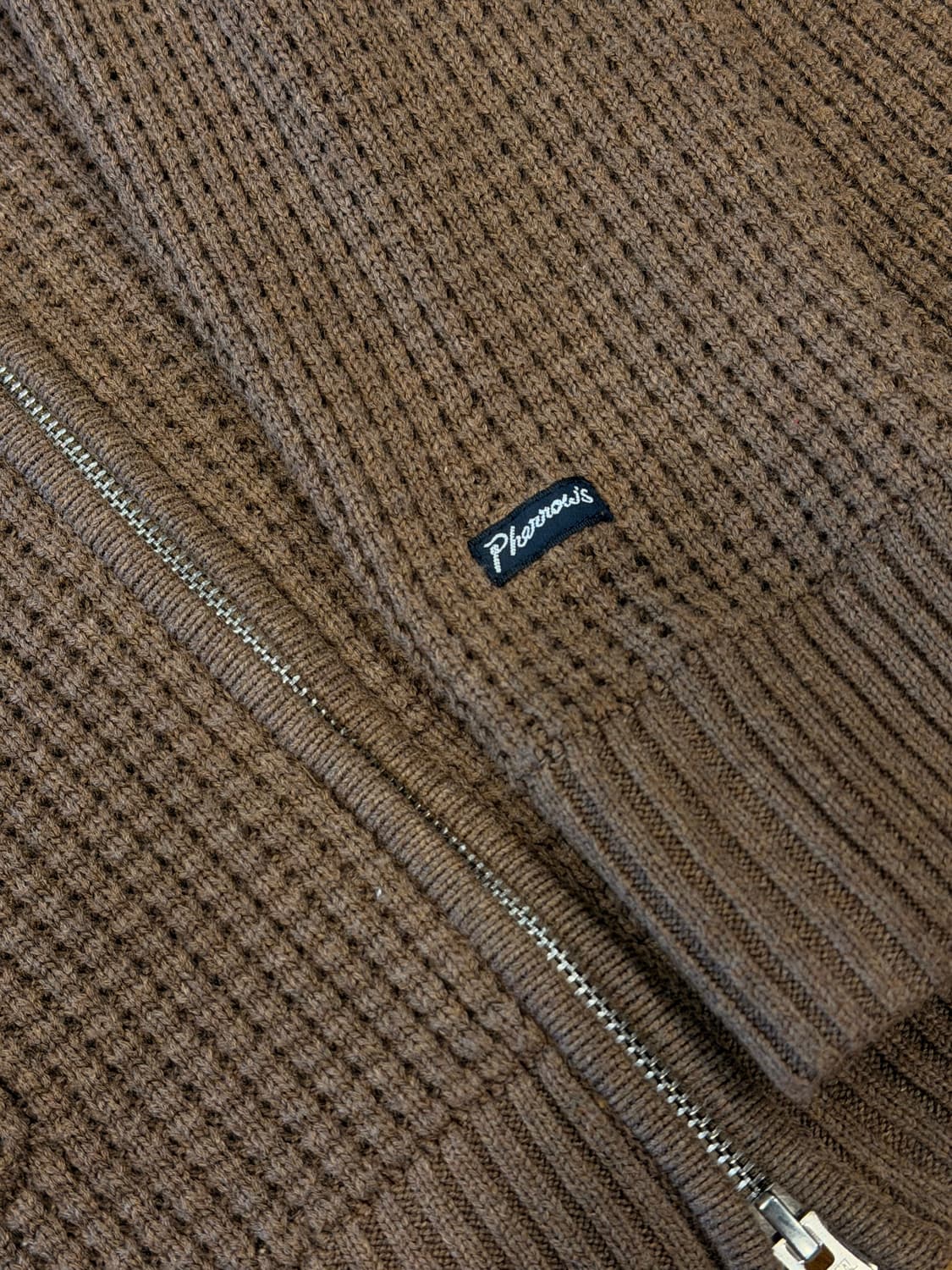 Pherrow's Waffle Full-Zip Cardigan  상품이미지4