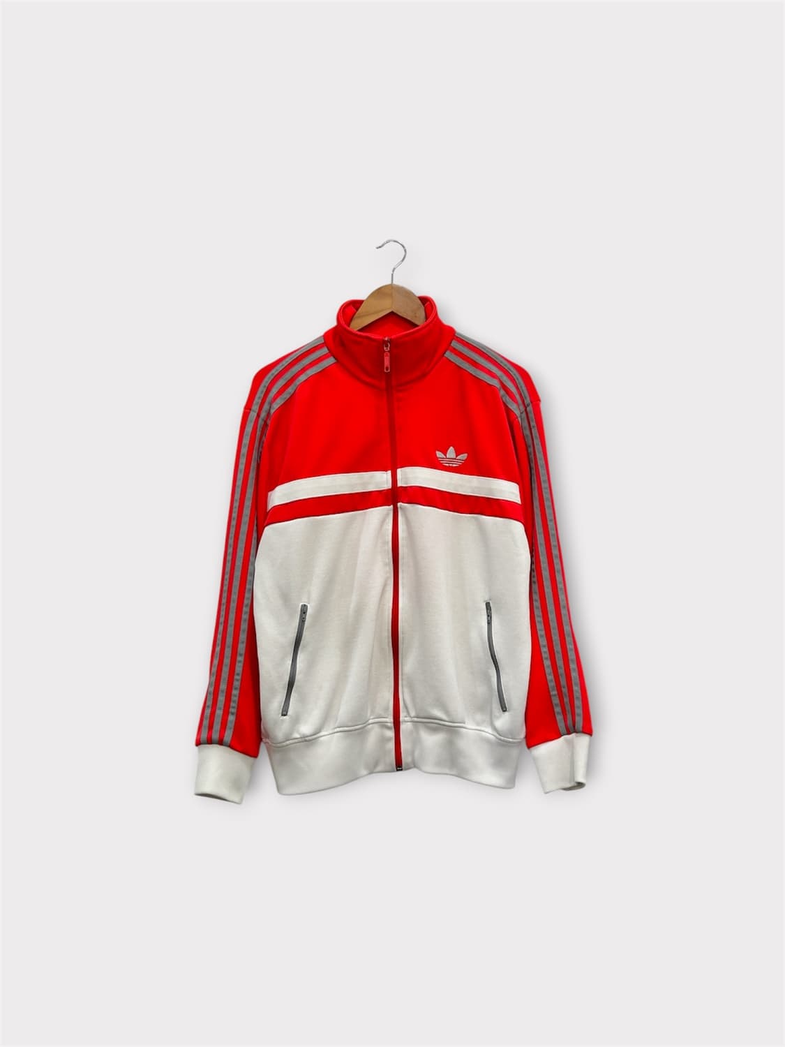 아디다스 흰빨 빈티지 져지 트랙탑 남성 L 상품이미지1